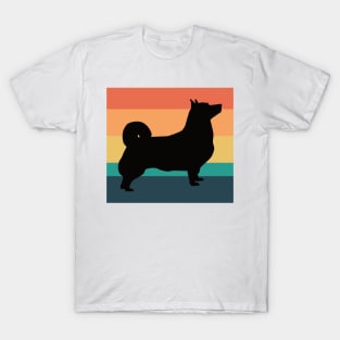 Vintage Sunset Swedish Vallhund Dog Owner Gift T-Shirt